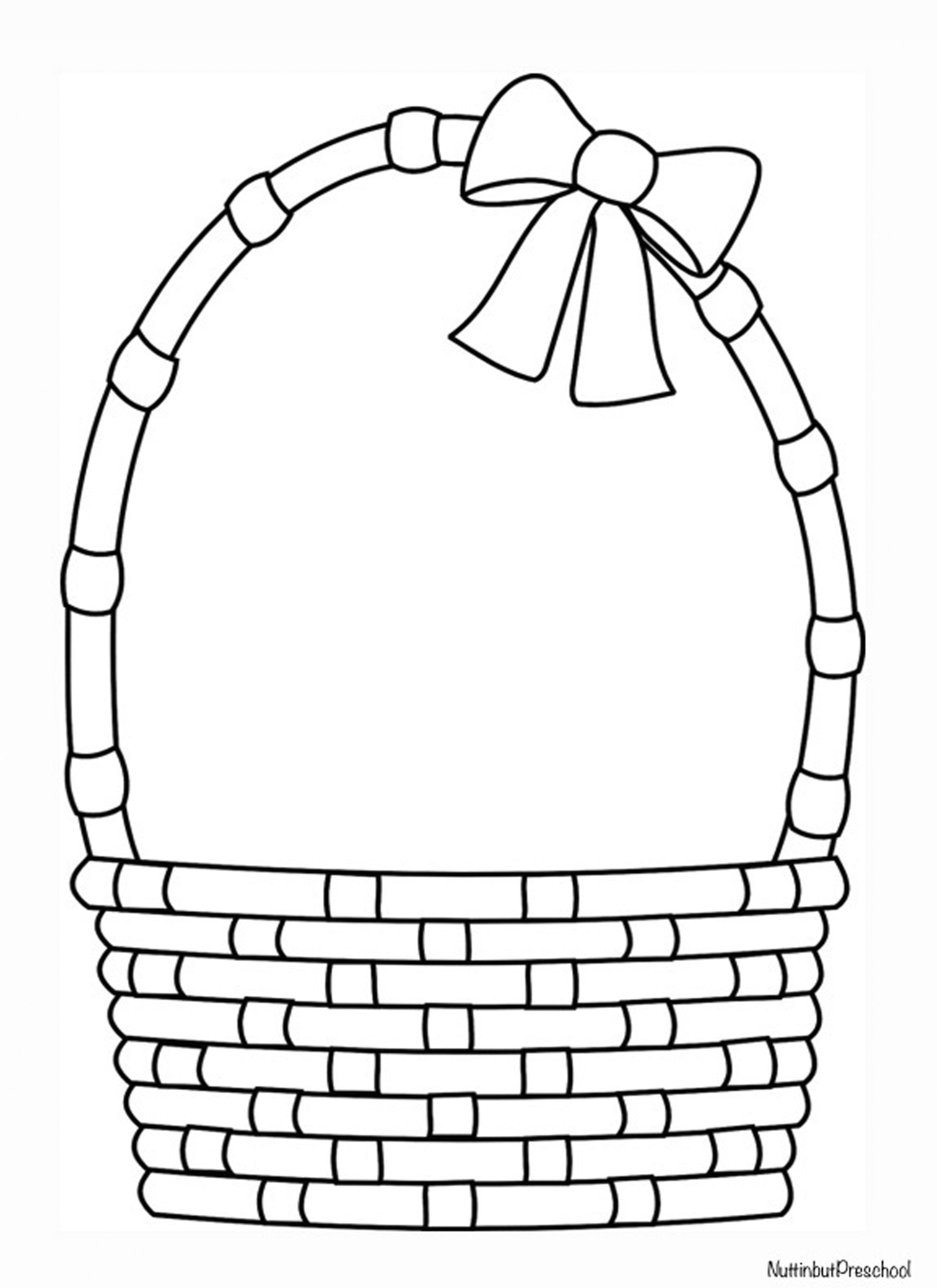 Easter Basket Coloring Pages Part 3